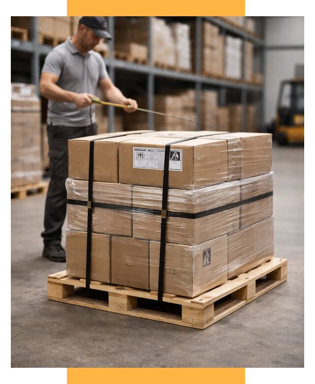 Упаковка и паллетирование грузов от 3635 р. | СетСервис-Тшт