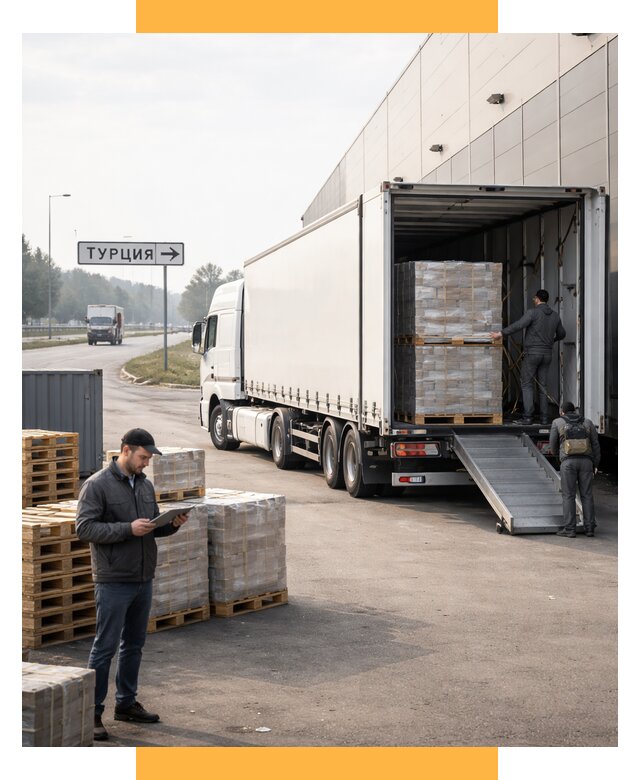 Автоперевозки и доставка фурой из Турции от 124620 р. | СетСервис-Тшт