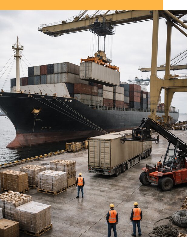 Морские перевозки из Индии: доставка FCL/LCL, таможня от 124620