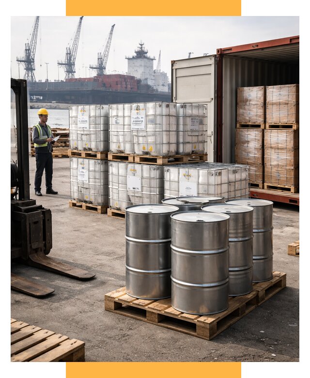 Доставка химического сырья из Индии от 259625 р. | СетСервис-Тшт