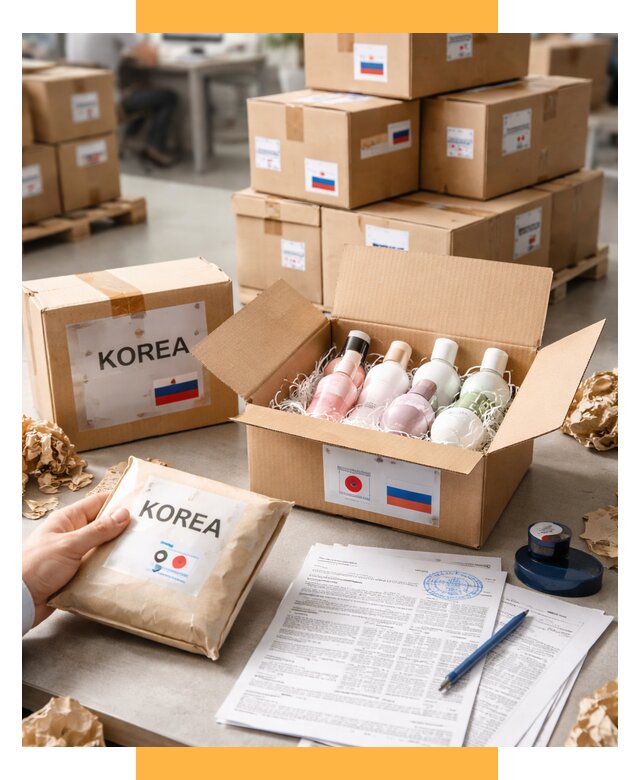 Доставка косметики из Кореи от 8827 р. под ключ | СетСервис-Тшт