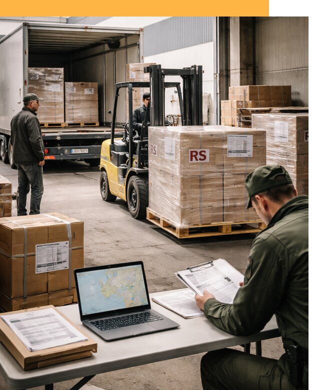 Доставка грузов в Сербию от 46733 руб, международные перевозки