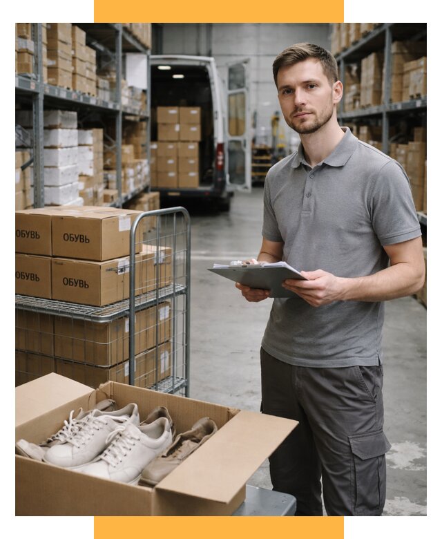 Доставка обуви из Китая и Турции от 4673 р. СетСервис-Тшт