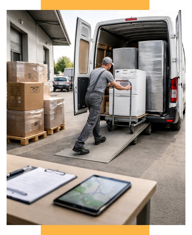 Перевозка бытовой техники от 6750 р. - логистика СетСервис-Тшт