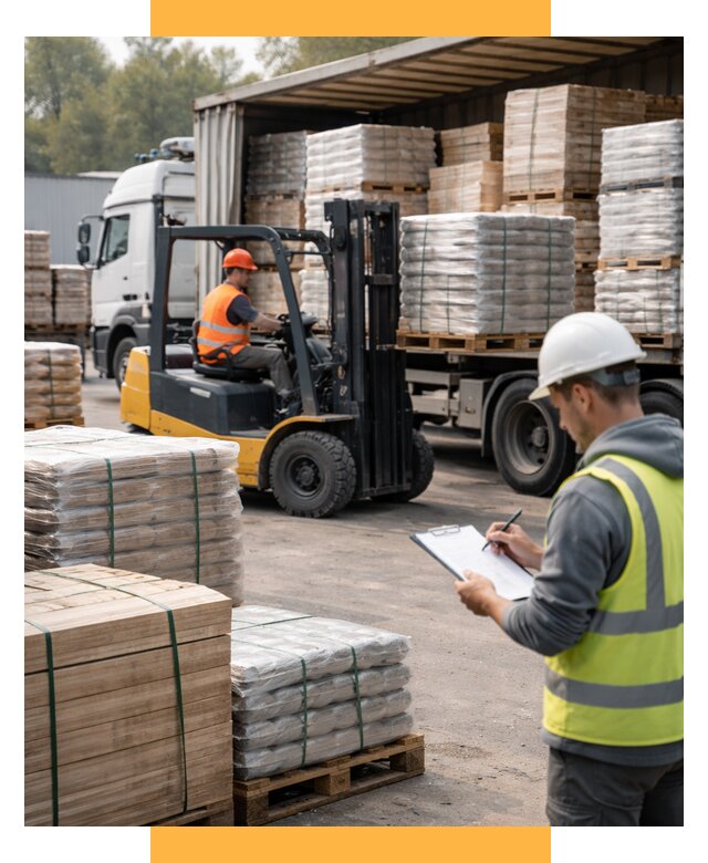 Перевозка строительных материалов от 5712 р. | СетСервис-Тшт