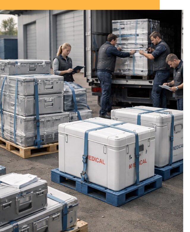 Перевозка медицинского оборудования по всему миру от 15578 руб