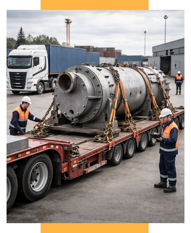 Перевозка тяжеловесных грузов под ключ от 155775 р. | СетСервис-Тшт