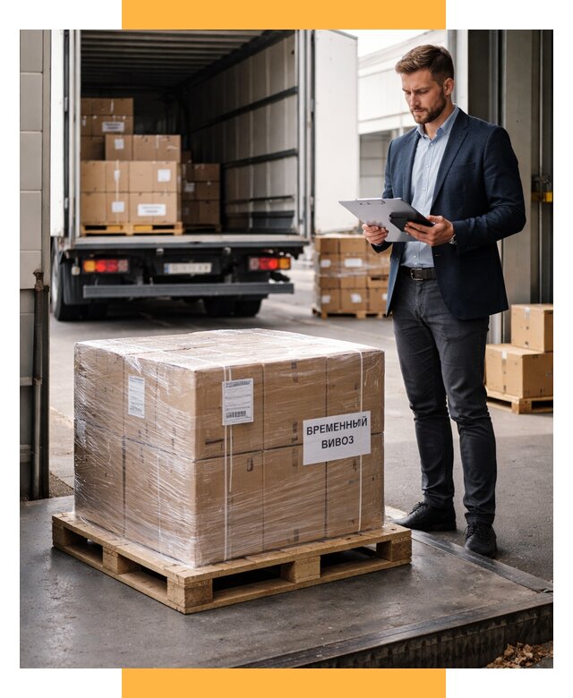 Временный вывоз товаров под ключ от 8308 р. | СетСервис-Тшт
