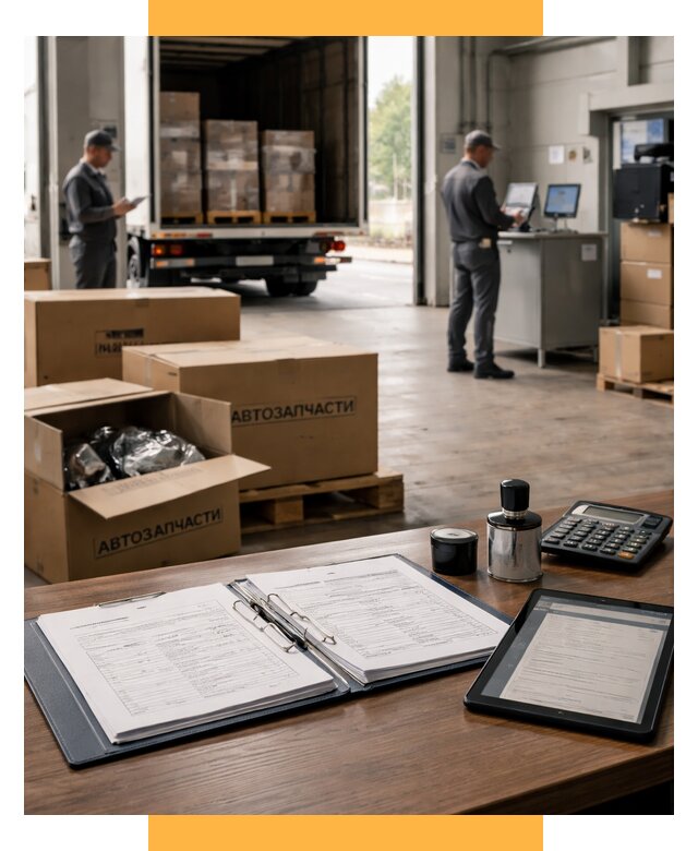 Таможенное оформление автозапчастей под ключ от 8827 р., СетСервис-Тшт