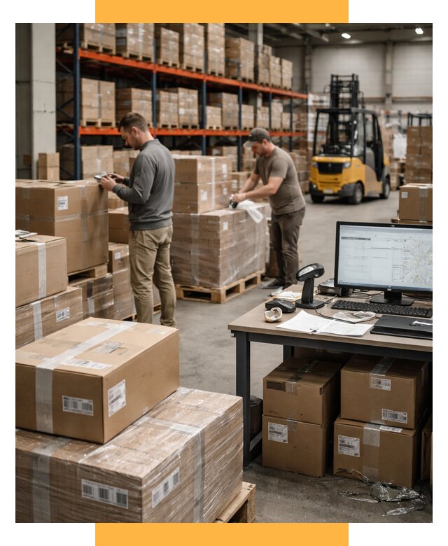 Склад консолидации в Европе от 6750 р., услуги СетСервис-Тшт